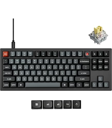 Amazon.com: Keychron V3 Wired Custom Mechanical Keyboard Knob